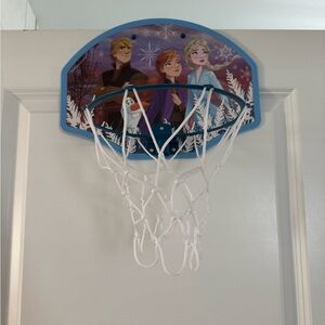 Disney’s Frozen over the door basketball hoop